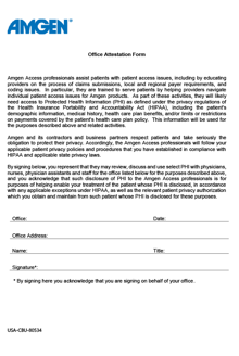 Office attestation form